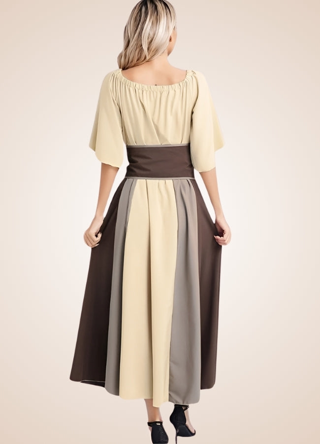 Women's Medieval Dress Dark Brown / 5XL womens-medieval-dress-dark-brown