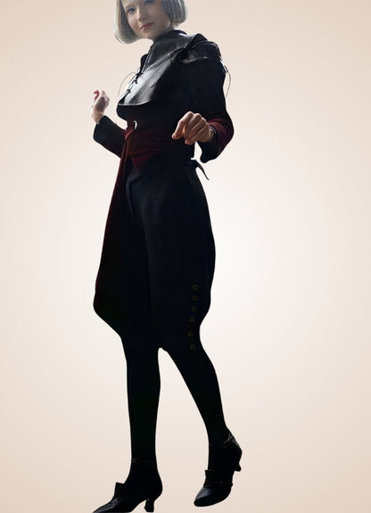 Women's Pirate Pants Black / L womens-pirate-pants-black