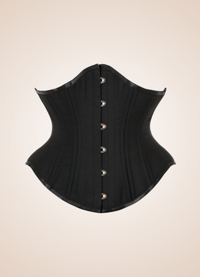 Women's Steel Bone Steampunk Bustier Black / 2XL womens-steel-bone-steampunk-bustier-black