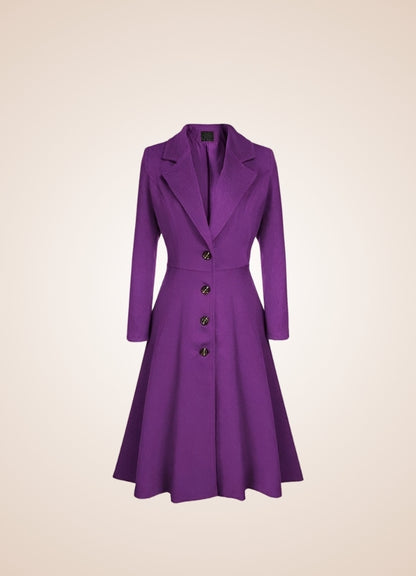 Women's Victorian Style Coat Purple / 2XL womens-victorian-style-coat-purple